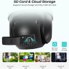 دوربین مداربسته بیسیم سیمکارت‌خور دو لنزه چرخشی v380 pro - Image 5
