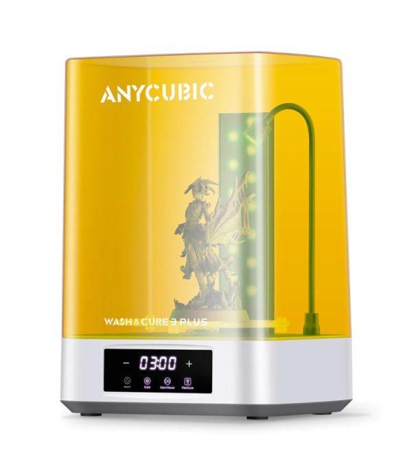 دستگاه شستشو و پخت قطعات رزینی Anycubic Wash & Cure 3 Plus