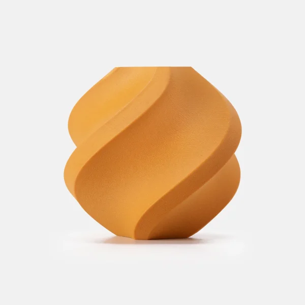 فیلامنت PLA Wood رنگ زرد اخرایی برند Bambu Lab