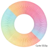فیلامنت Panchroma Gradient Satin PLA  برند Polymaker رنگ رنگین کمان - Image 3