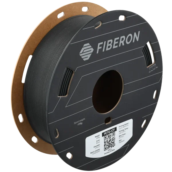 فیلامنت Fiberon™ PETG-rCF08 برند Polymaker رنگ مشکی