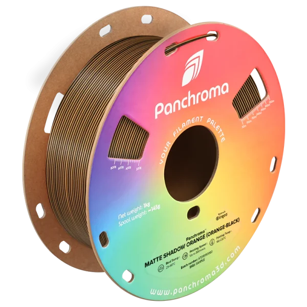 فیلامنت Panchroma Dual Matte PLA  برند Polymaker رنگ نارنجی-مشکی