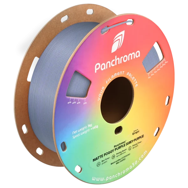 فیلامنت Panchroma Dual Matte PLA  برند Polymaker رنگ خاکستری-بنفش