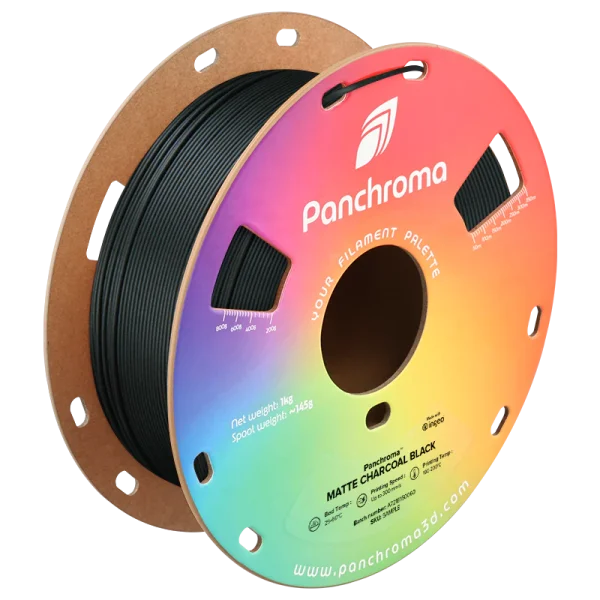 فیلامنت Panchroma Matte PLA برند Polymaker رنگ مشکی زغالی