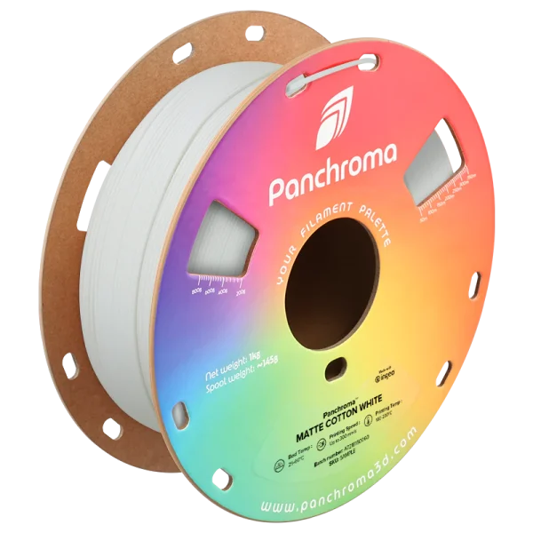 فیلامنت Panchroma Matte PLA برند Polymaker رنگ سفید کتان