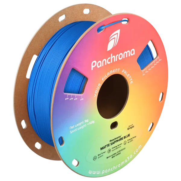 فیلامنت Panchroma Matte PLA برند Polymaker رنگ آبی یاقوتی