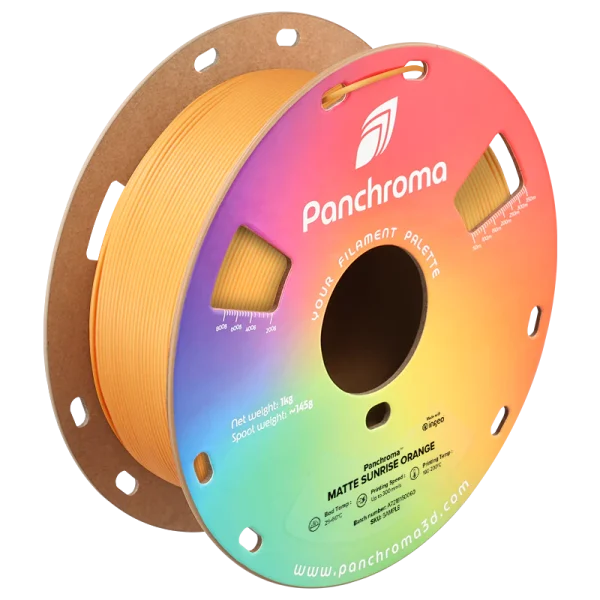 فیلامنت Panchroma Matte PLA برند Polymaker رنگ نارنجی