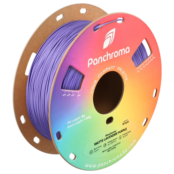 فیلامنت Panchroma Matte PLA برند Polymaker رنگ ارغوانی پاستلی