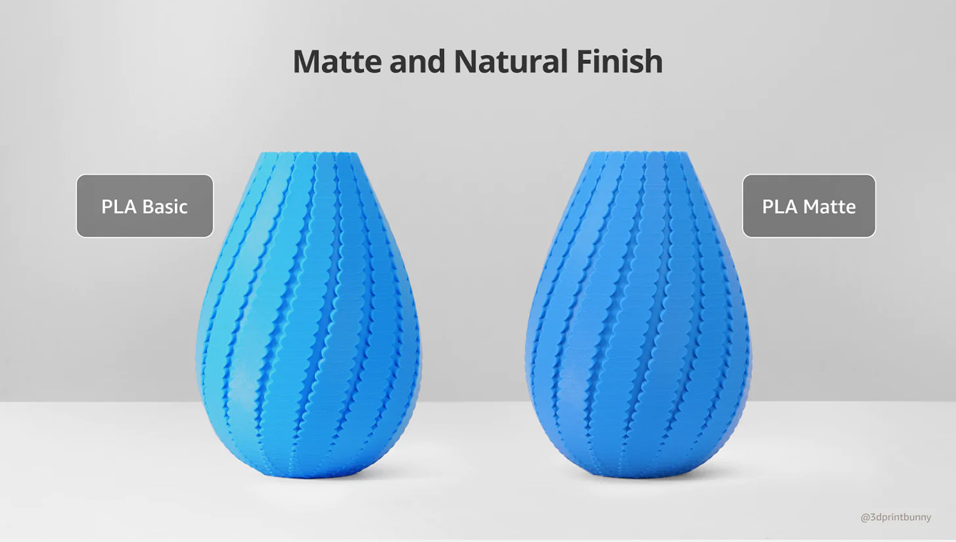 فیلامنت PLA Matte آبی تیره برند Bambu Lab
