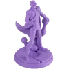 فیلامنت Panchroma Matte PLA برند Polymaker بنفش کمرنگ - Image 2