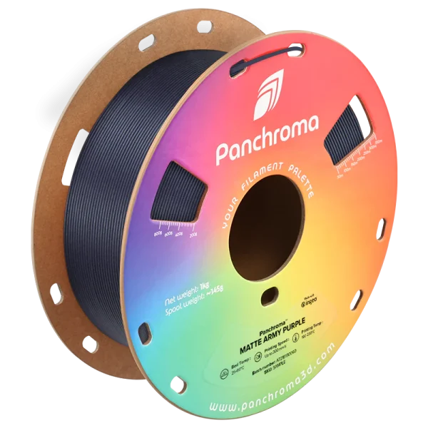 فیلامنت Panchroma Matte PLA برند Polymaker رنگ بنفش ارتشی