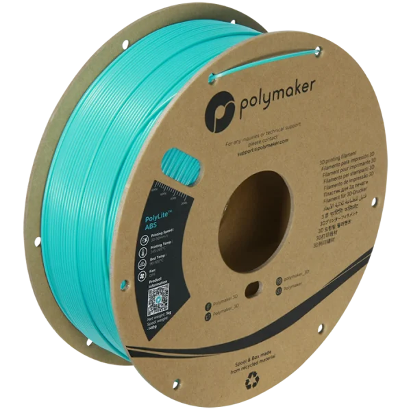 فیلامنت PolyLite™ ABS برند Polymaker رنگ سبز دودی