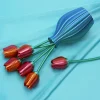 فیلامنت PLA Silk Dual Color دو رنگ صورتی-طلایی برند Bambu Lab - Image 2