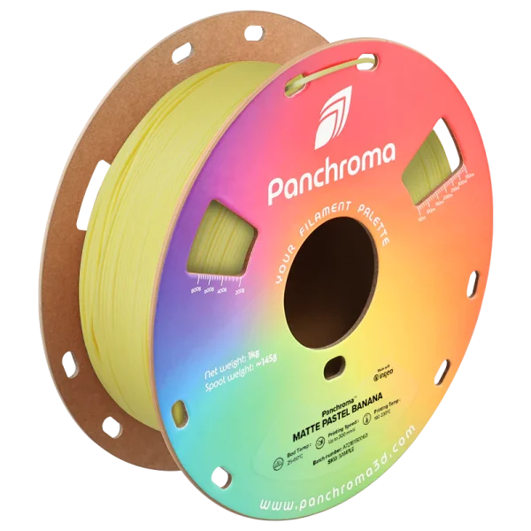 فیلامنت Panchroma Matte PLA برند Polymaker رنگ موزی پاستلی