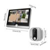 چشمی دیجیتال هوشمند درب مدل Tuya WIFI 2.4 GHz - Image 4