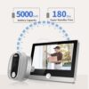چشمی دیجیتال هوشمند درب مدل Tuya WIFI 2.4 GHz - Image 6