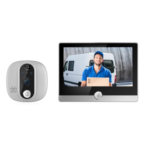 چشمی دیجیتال هوشمند درب مدل Tuya WIFI 2.4 GHz