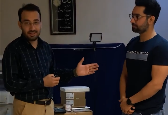 ویدئو تحویل و رضایت مشتری عزیز